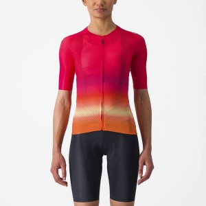 Maillot Castelli CLIMBER'S 4.0 W Femme Rose | NUCJD-7135
