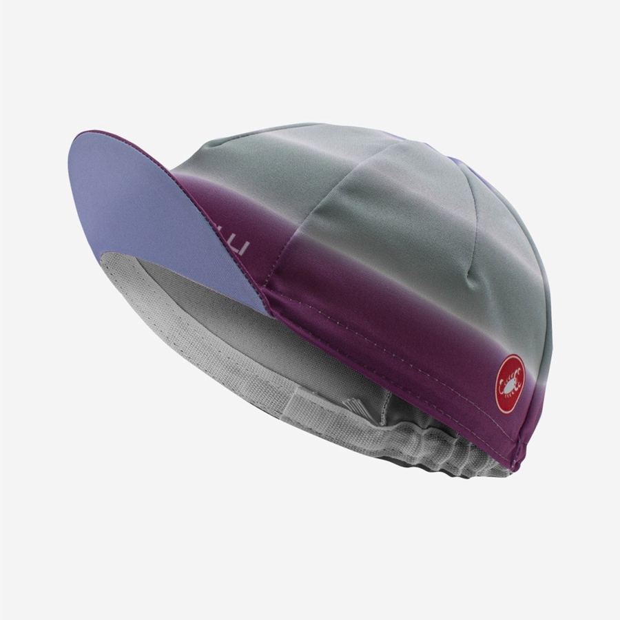 Casquette Castelli DOLCE Femme Violette Blanche | REJWI-8210