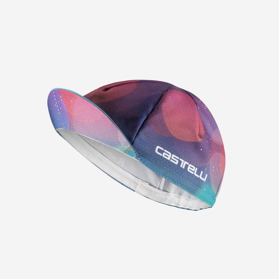 Casquette Castelli R-A/D Homme Multicolore Violette | YZGKT-6450
