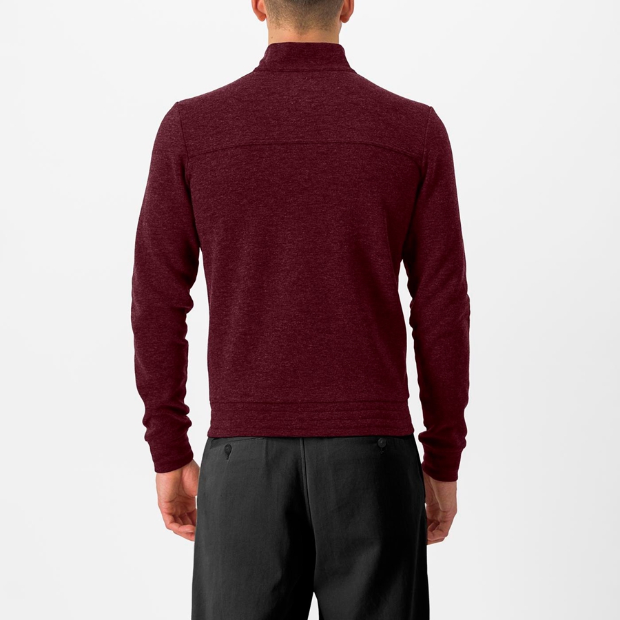 Casual Castelli VIGORELLI TRACK Homme Bordeaux Foncé | IVTXR-4173