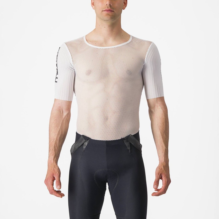 Couche De Base Castelli BOLERO SS Homme Blanche | XALUB-1623