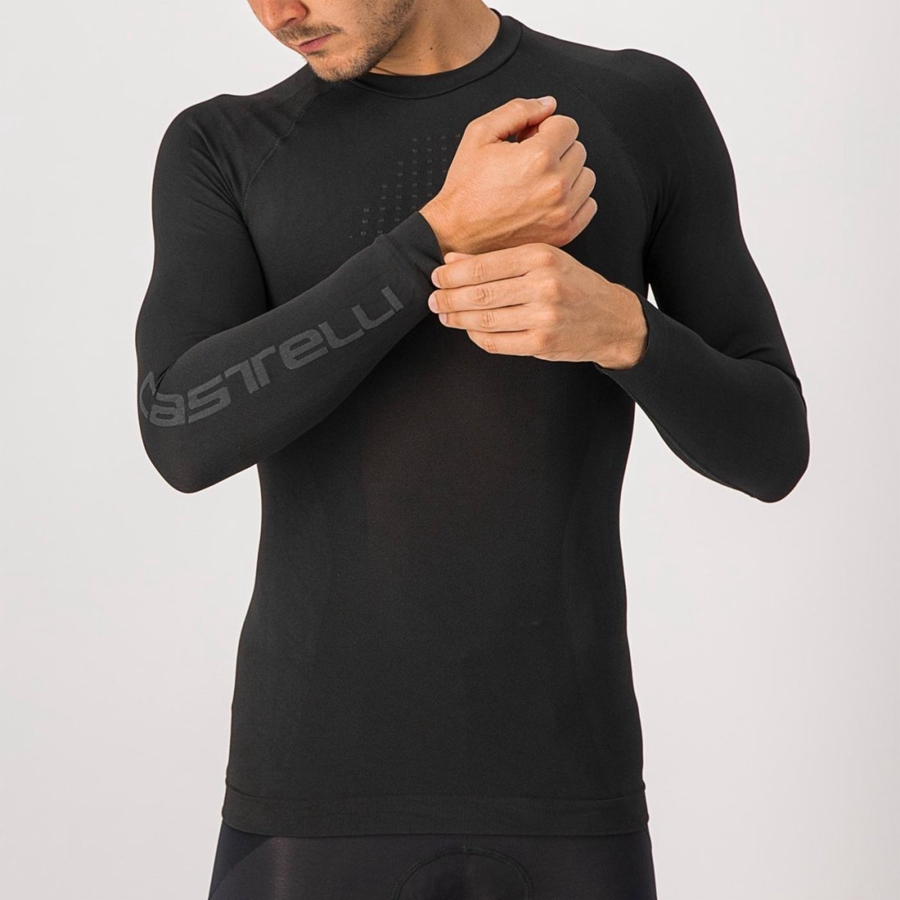 Couche De Base Castelli CORE SEAMLESS Homme Noir | YWGSP-3041