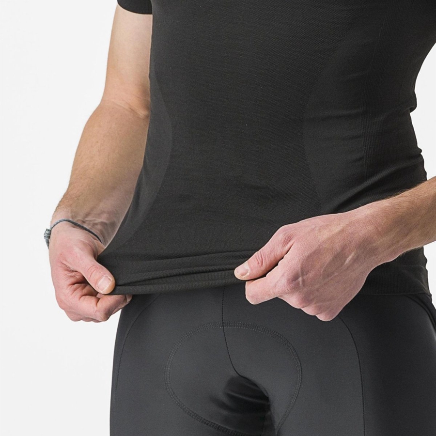 Couche De Base Castelli CORE SEAMLESS SS Homme Noir | BTKLS-7194