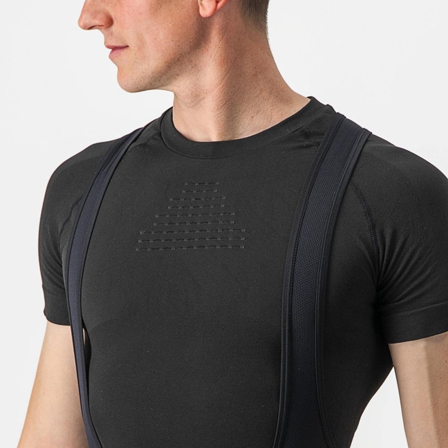 Couche De Base Castelli CORE SEAMLESS SS Homme Noir | BTKLS-7194