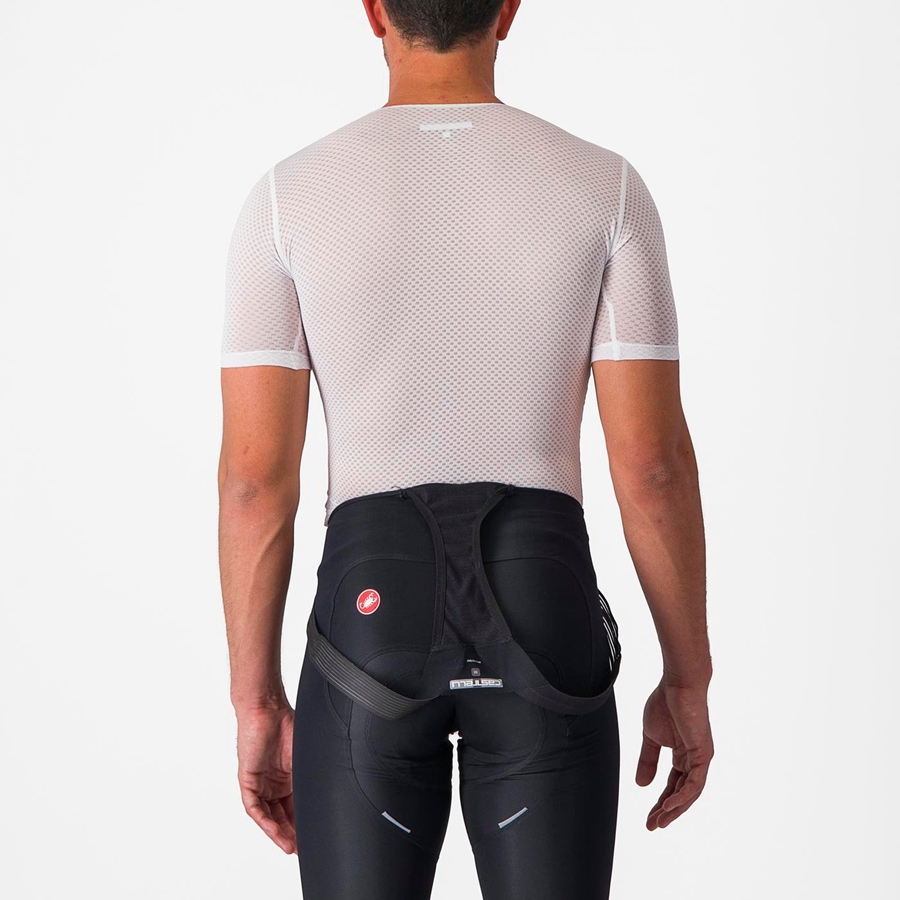 Couche De Base Castelli PRO MESH 2.0 SHORT SLEEVE Homme Blanche | CQVLK-6549