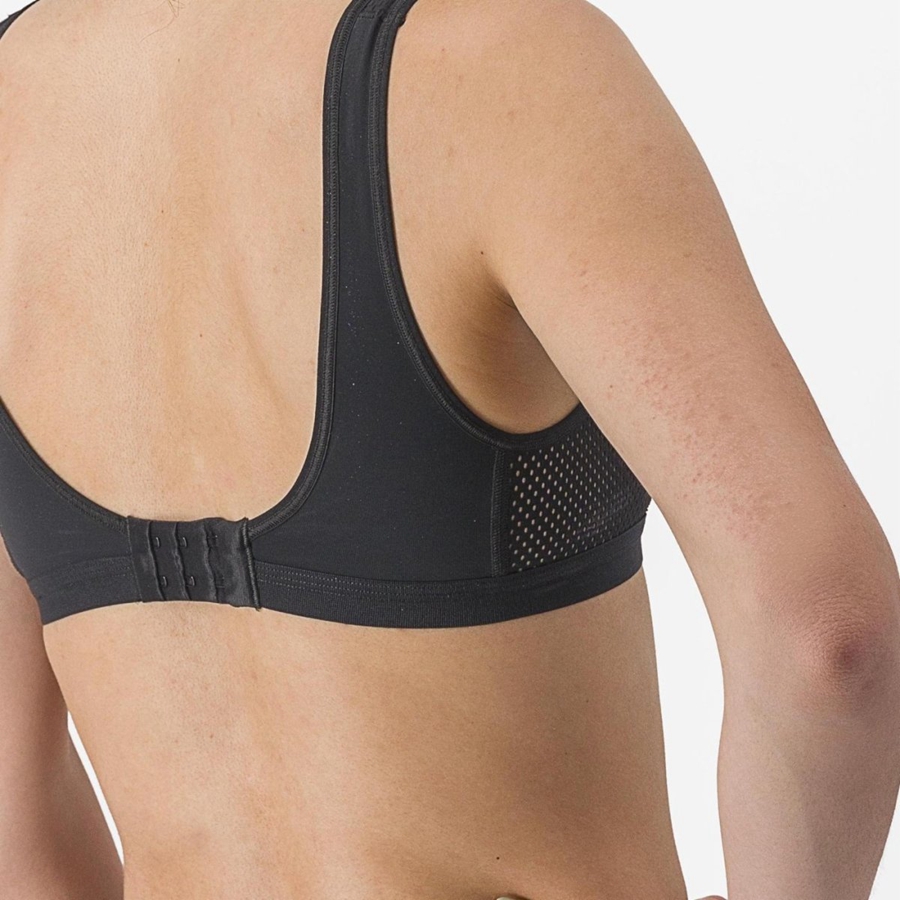 Couche De Base Castelli ROSSO CORSA BRA Femme Noir | YSAZH-4893