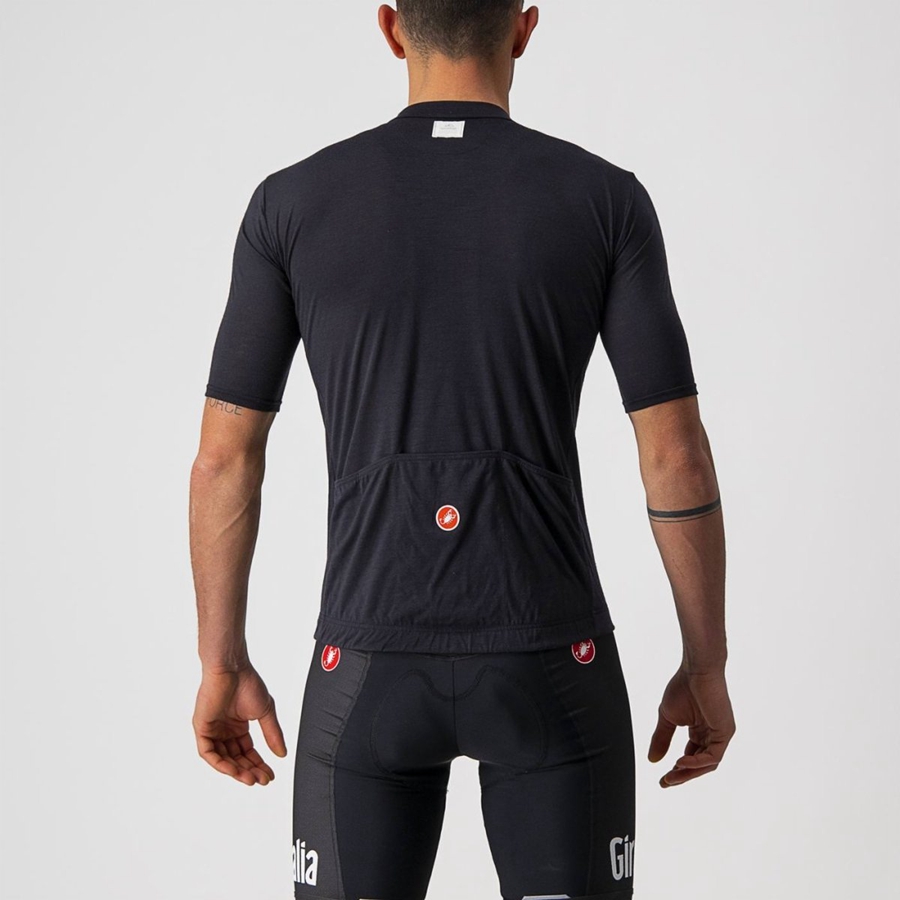 Maillot Castelli HERITAGE MAGLIA NERA Homme Noir | EVOJP-7816