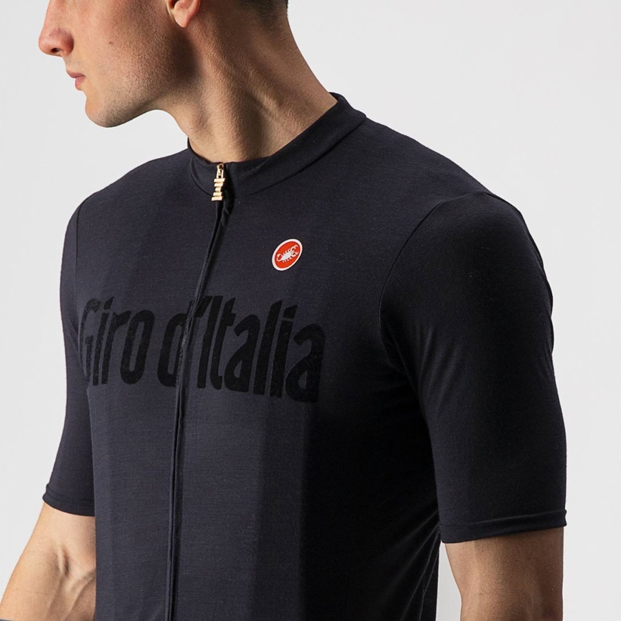 Maillot Castelli HERITAGE MAGLIA NERA Homme Noir | EVOJP-7816