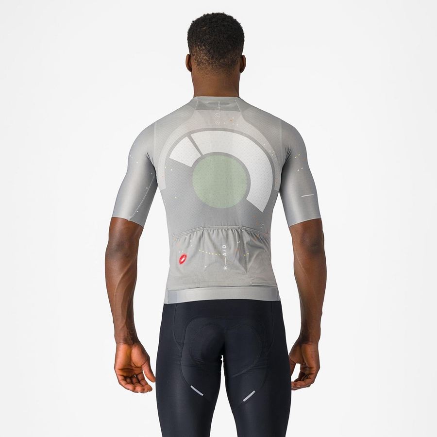 Maillot Castelli R-A/D Homme Multicolore Grise | DEZCI-4931