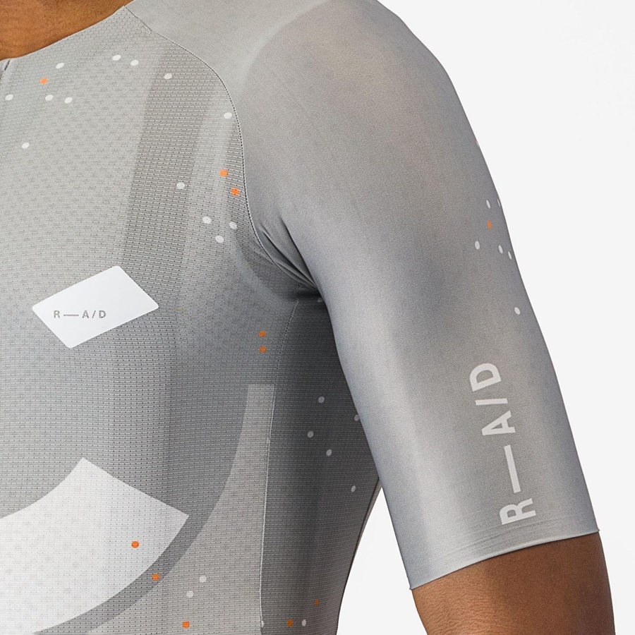 Maillot Castelli R-A/D Homme Multicolore Grise | DEZCI-4931