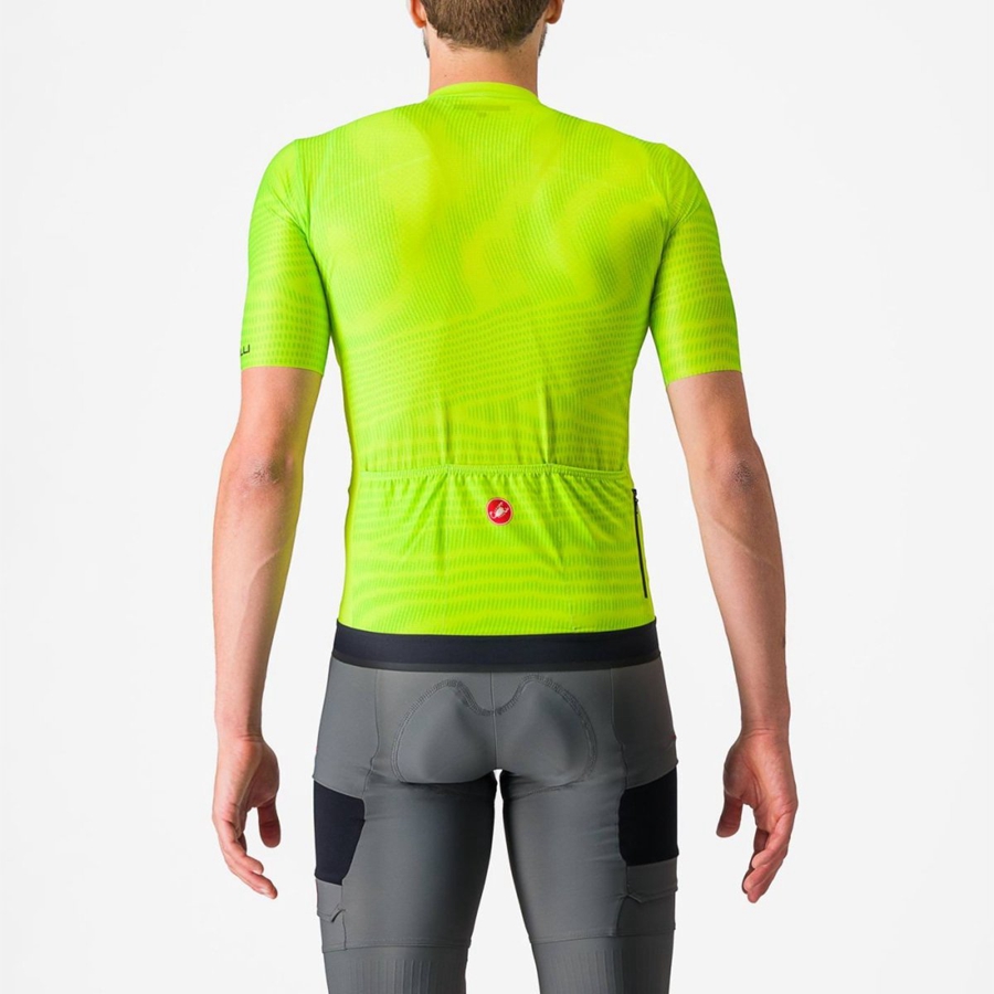 Maillot Castelli UNLIMITED ENDURANCE Homme Vert Clair Grise Foncé | BCNUD-4067