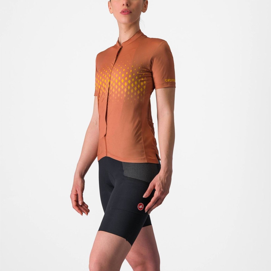 Maillot Castelli UNLIMITED SENTIERO 3 Femme Beige | ETRDU-9187