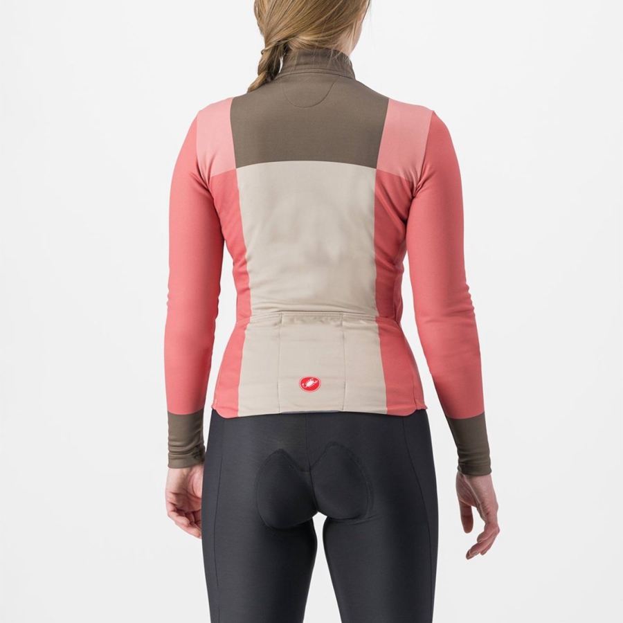 Maillot Castelli UNLIMITED W THERMAL Femme Rouge | NSBDK-5014