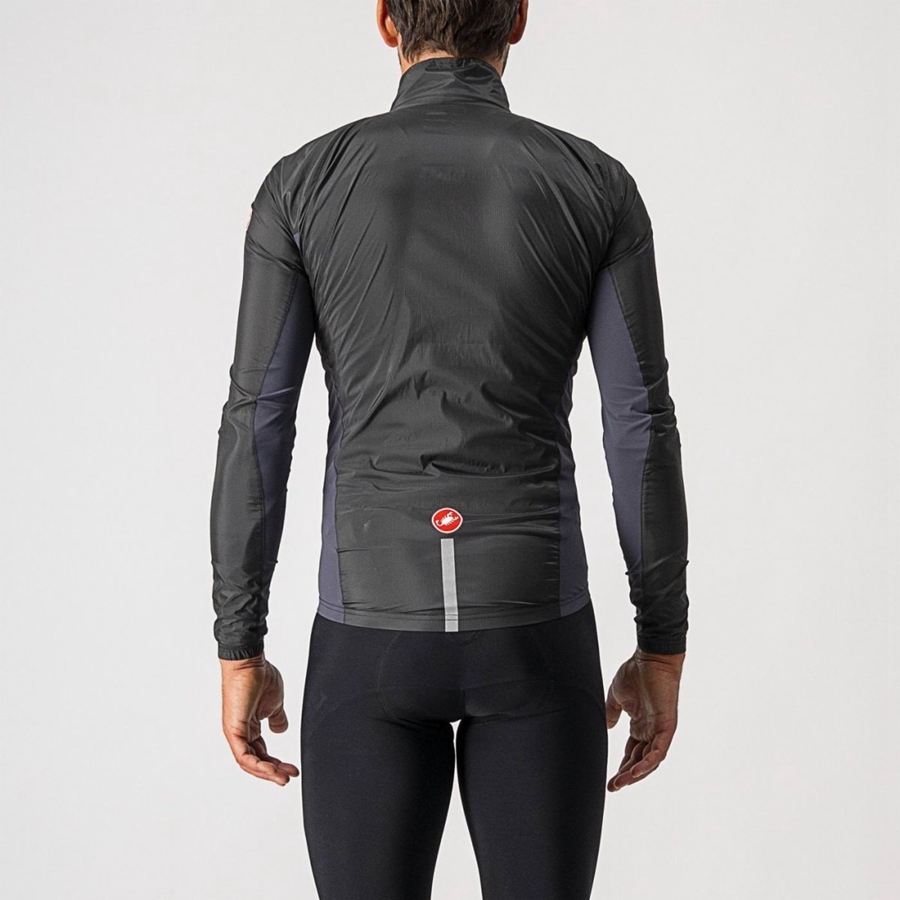 Protection Castelli SQUADRA STRETCH Homme Noir Grise Foncé | OUFAS-9230