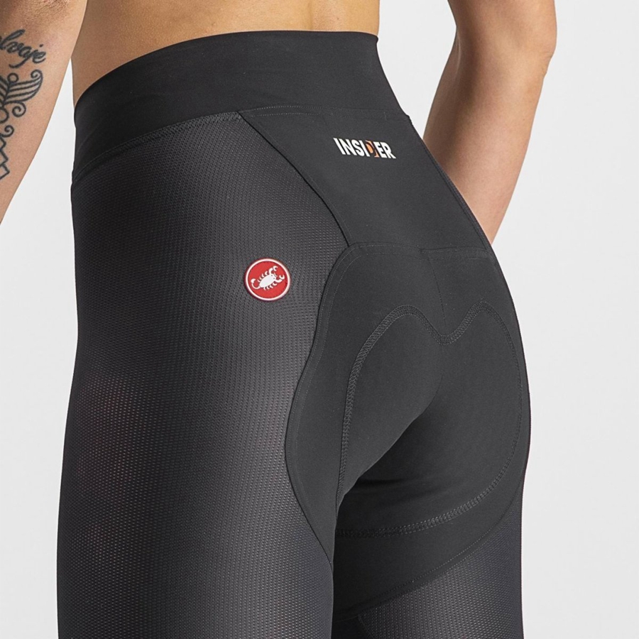 Short Castelli INSIDER W Femme Noir | RQXFN-9457