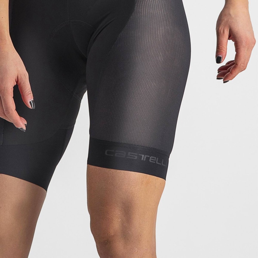 Short Castelli INSIDER W Femme Noir | RQXFN-9457