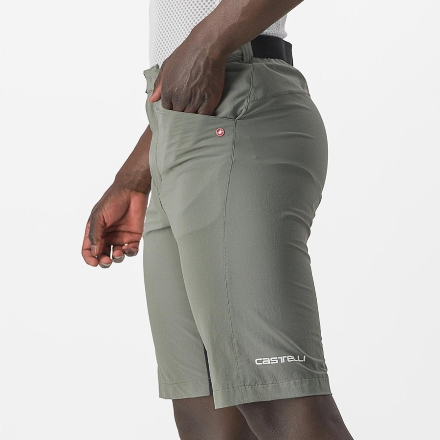Short Castelli UNLIMITEDGY Homme Grise | HDSOJ-2017