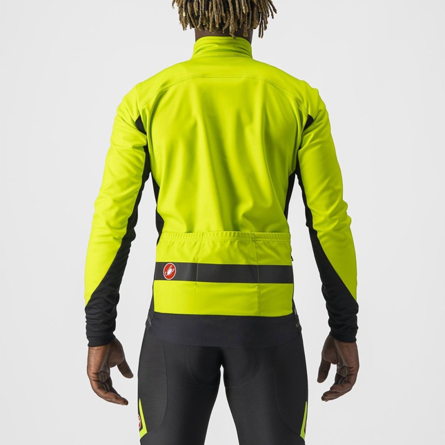 Vestes Castelli RADDOPPIA 3 Homme Vert Clair Noir | HNLJB-8349